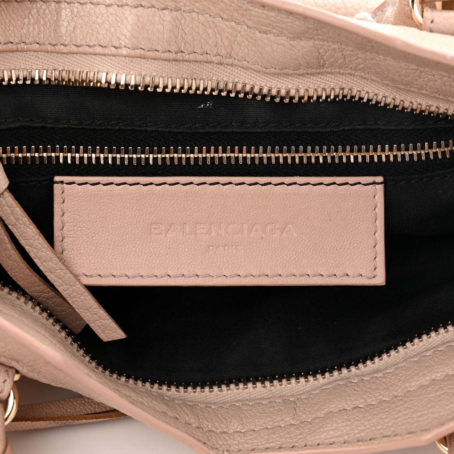 Balenciaga Chevre Gold Metallic Edge Hardware Mini City Rose Aubepine Bois de Rose 6 of 12