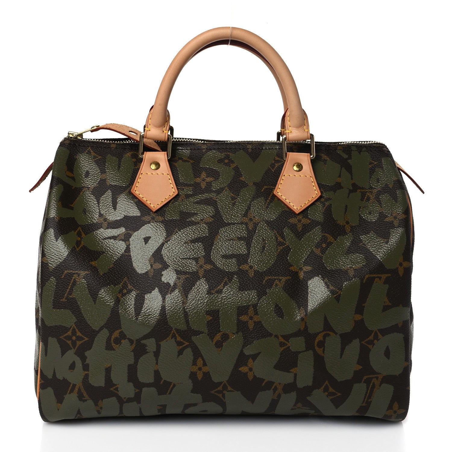 Louis Vuitton Monogram Graffiti Speedy 30 Kaki 1 of 9