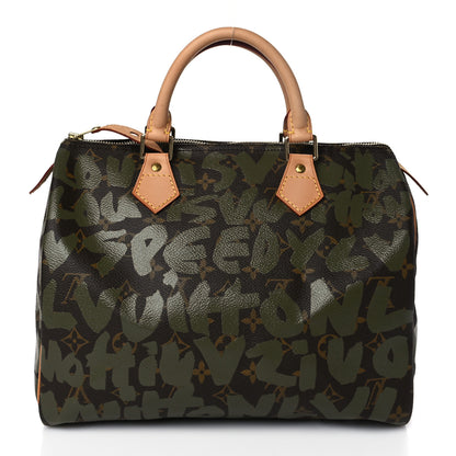 Louis Vuitton Monogram Graffiti Speedy 30 Kaki 1 of 9
