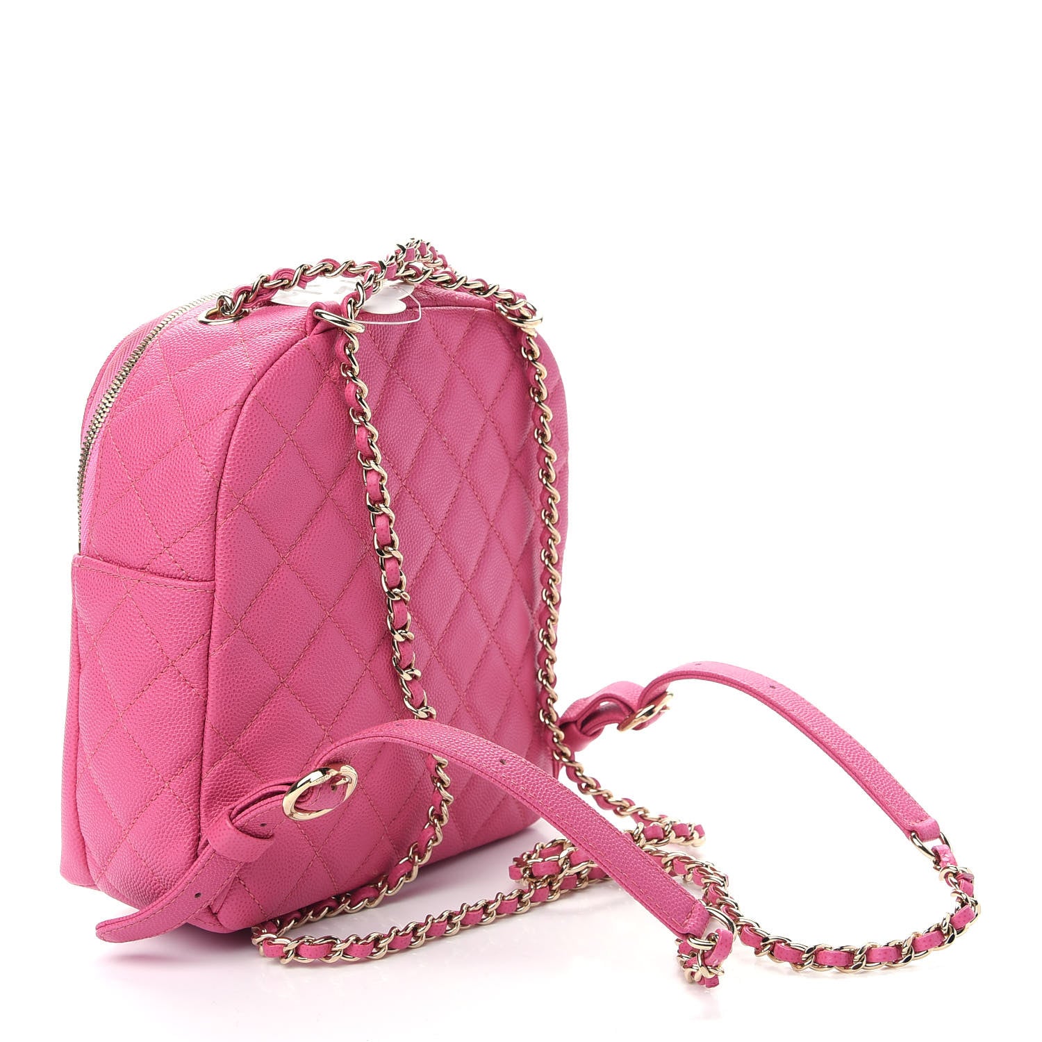 Chanel Caviar Quilted Small CC Day Backpack Pink 2 of 9