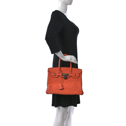 Hermes Togo Birkin 30 Capucine 2 of 13