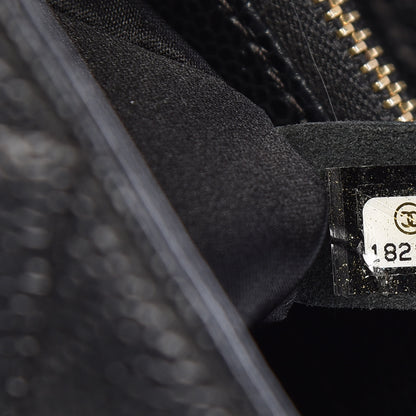 Chanel Caviar Quilted Grand Shopping Tote GST Black 7 of 10