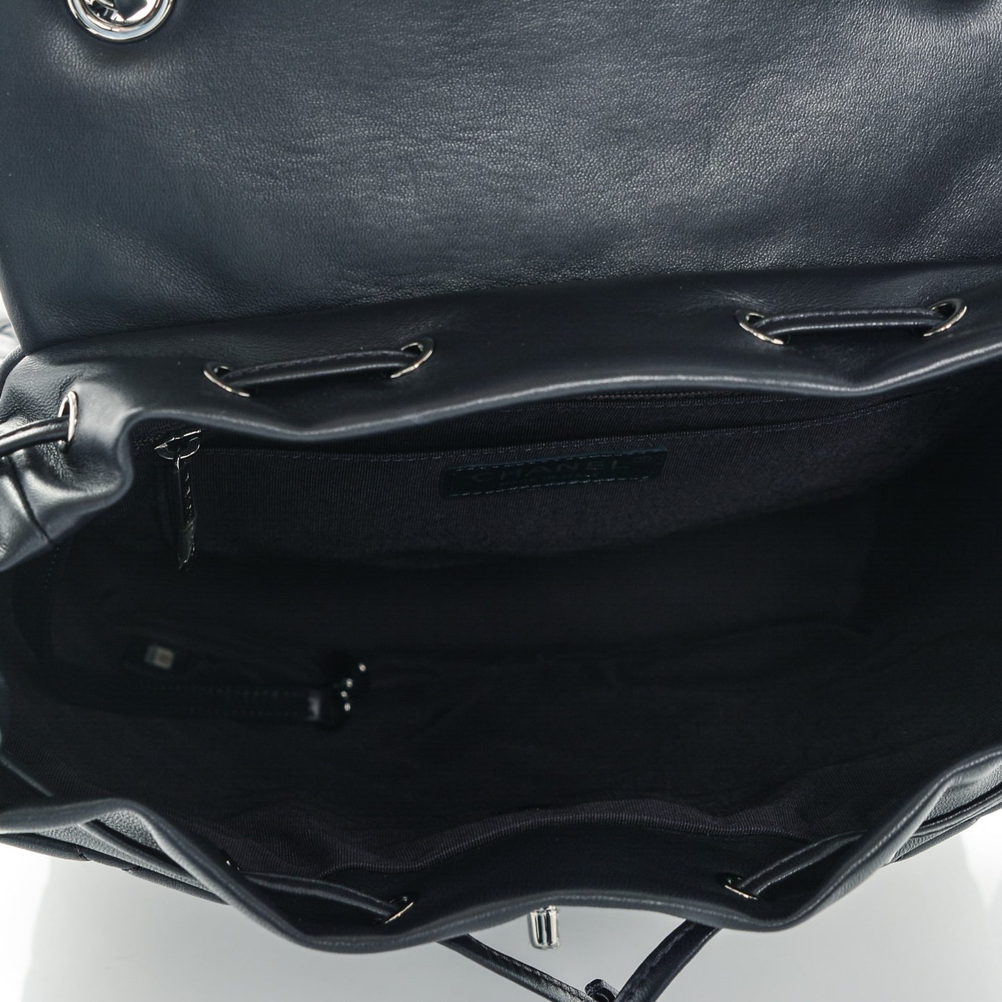 Lambskin Quilted Large Urban Spirit Backpack Dark Navy