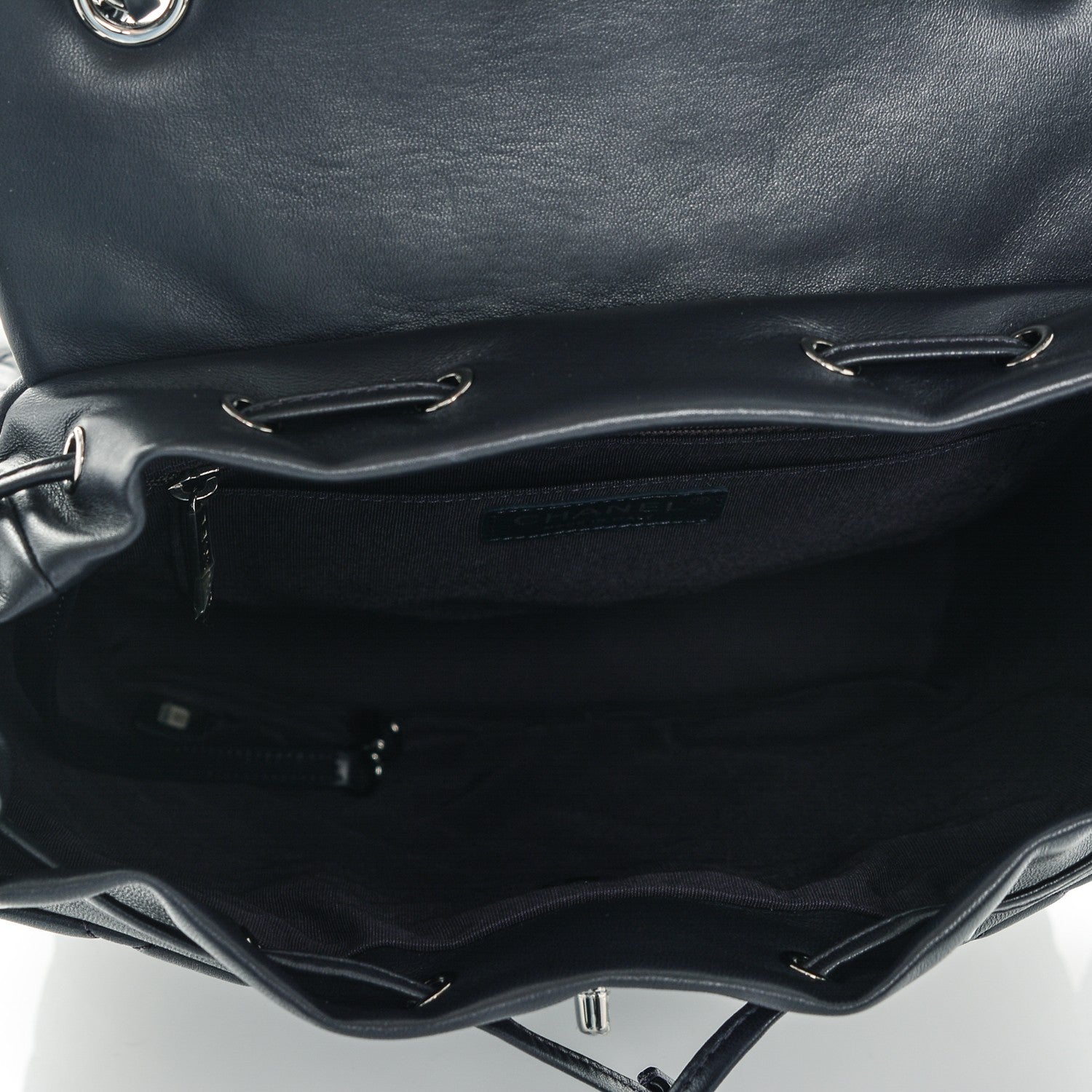 Chanel Lambskin Quilted Large Urban Spirit Backpack Dark Navy 5 of 7