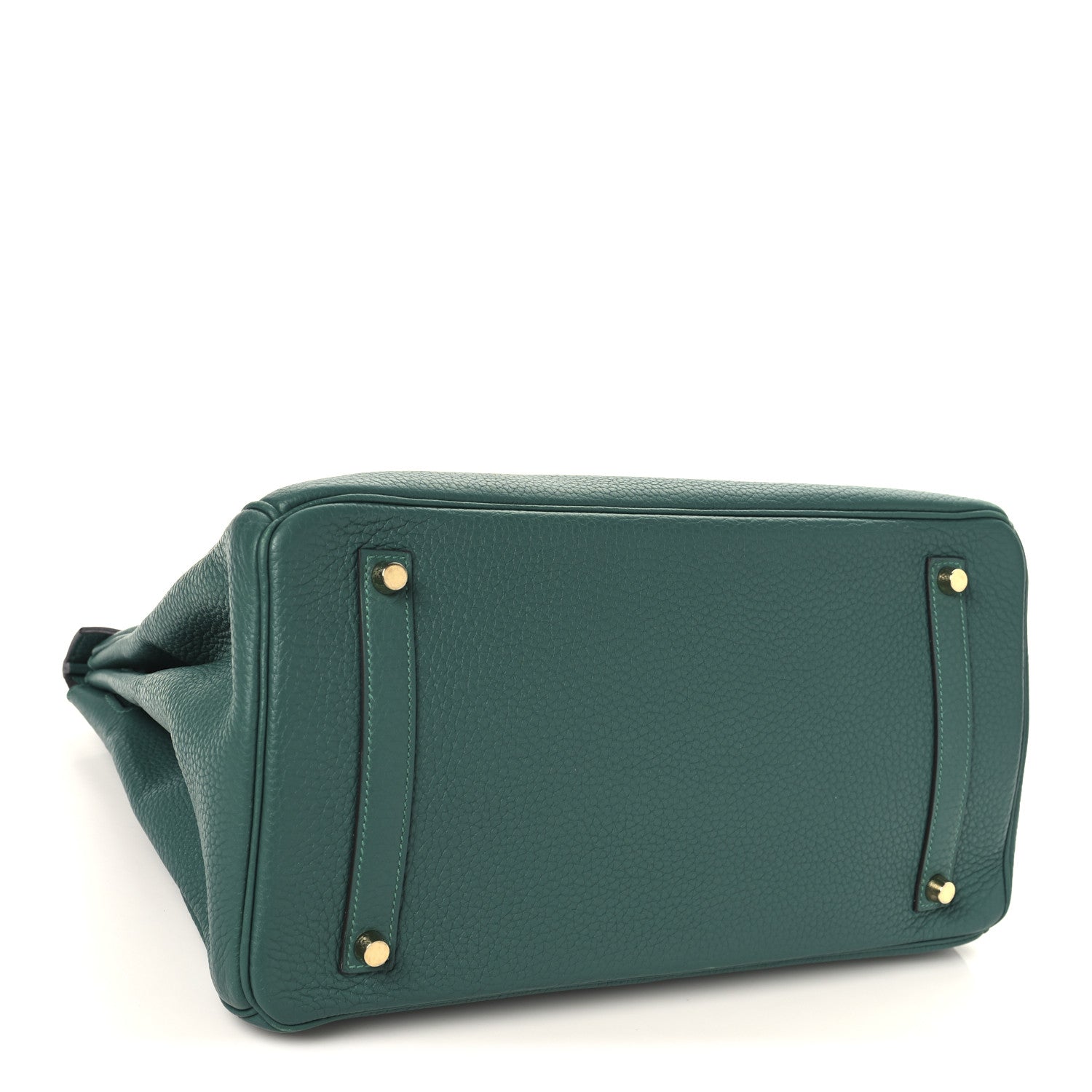 Hermes Taurillon Clemence Birkin 35 Malachite 4 of 17