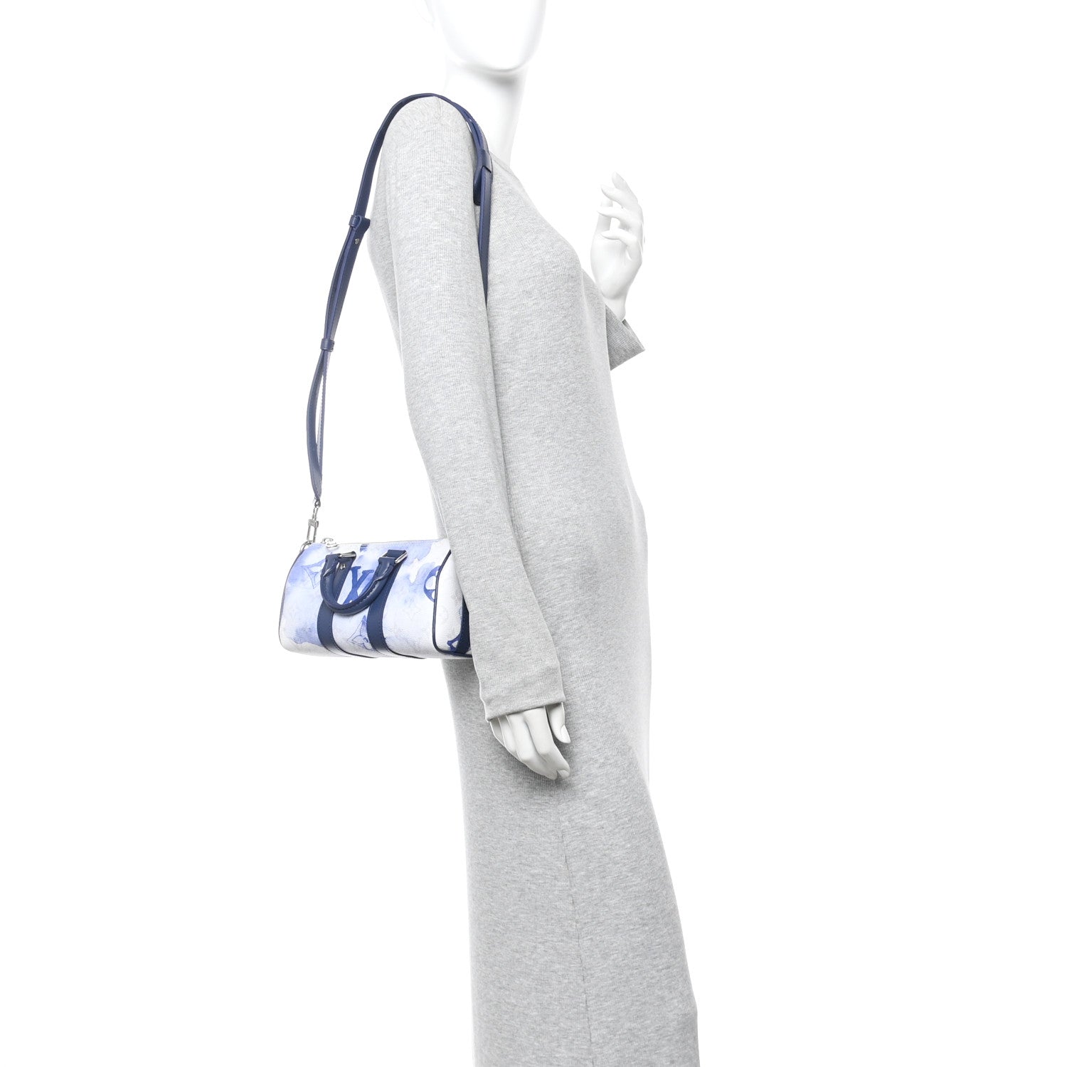 Louis Vuitton Monogram Watercolor Keepall XS Blue 2 of 9