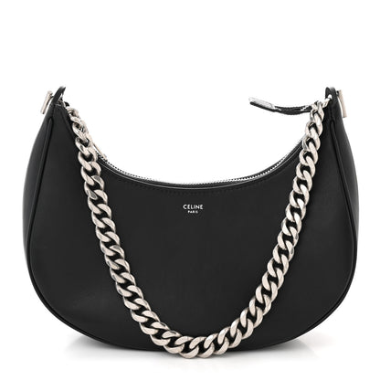 Celine Smooth Calfskin Chain Strap Ava Shoulder Bag Black 1 of 9