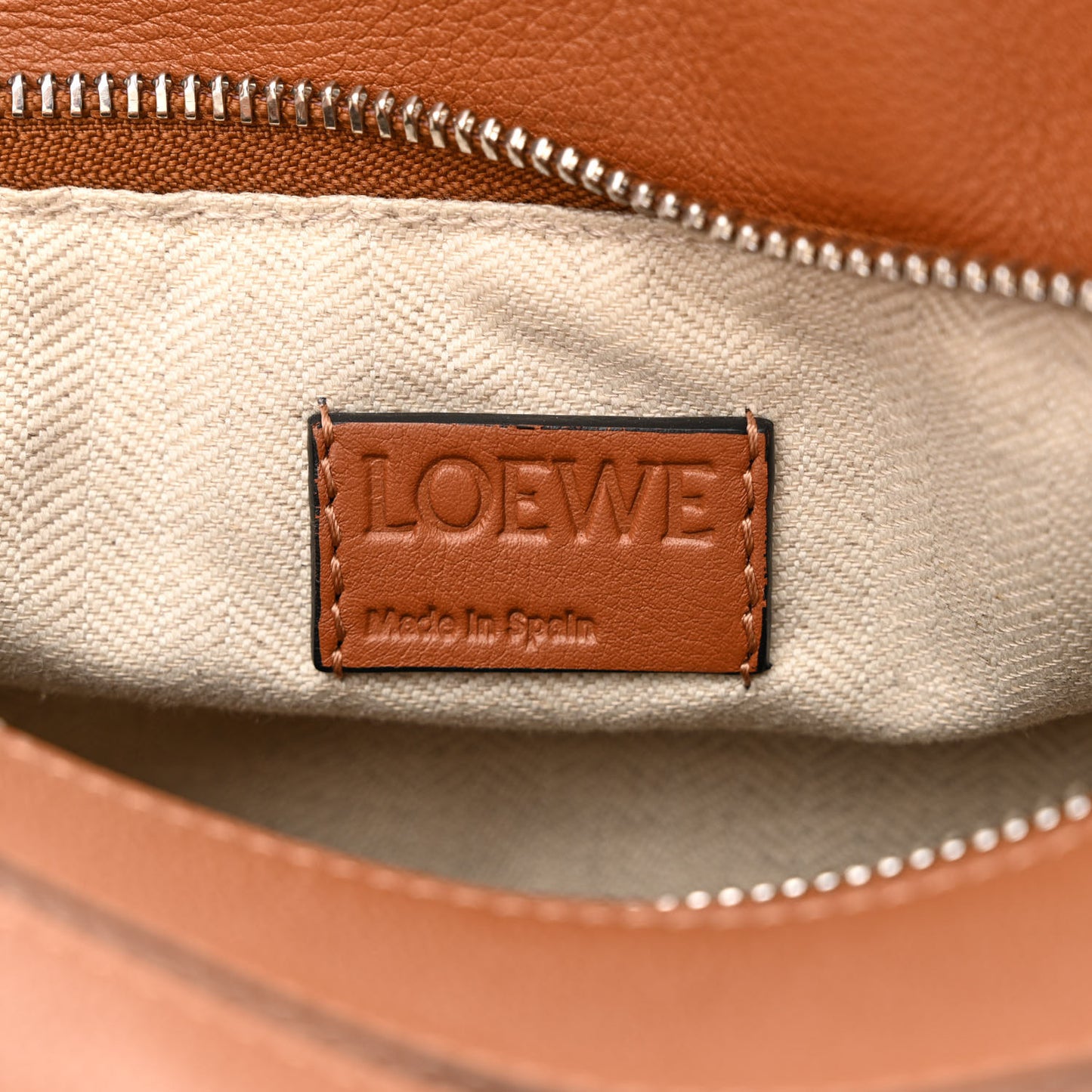 Calfskin Small Puzzle Bag Tan