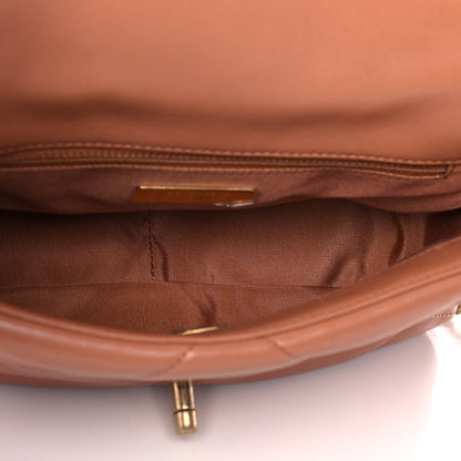 Chanel Lambskin Quilted Medium Chanel 19 Flap Brown 6 of 11