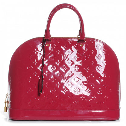 Louis Vuitton Vernis Alma GM Rose Indien 1 of 8