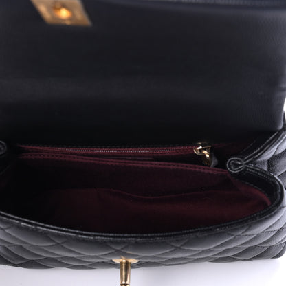 Chanel Caviar Quilted Mini Coco Handle Flap Black 4 of 4