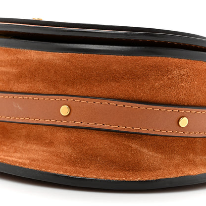 Chloe Calfskin Suede Small Nile Bracelet Bag Caramel 9 of 15