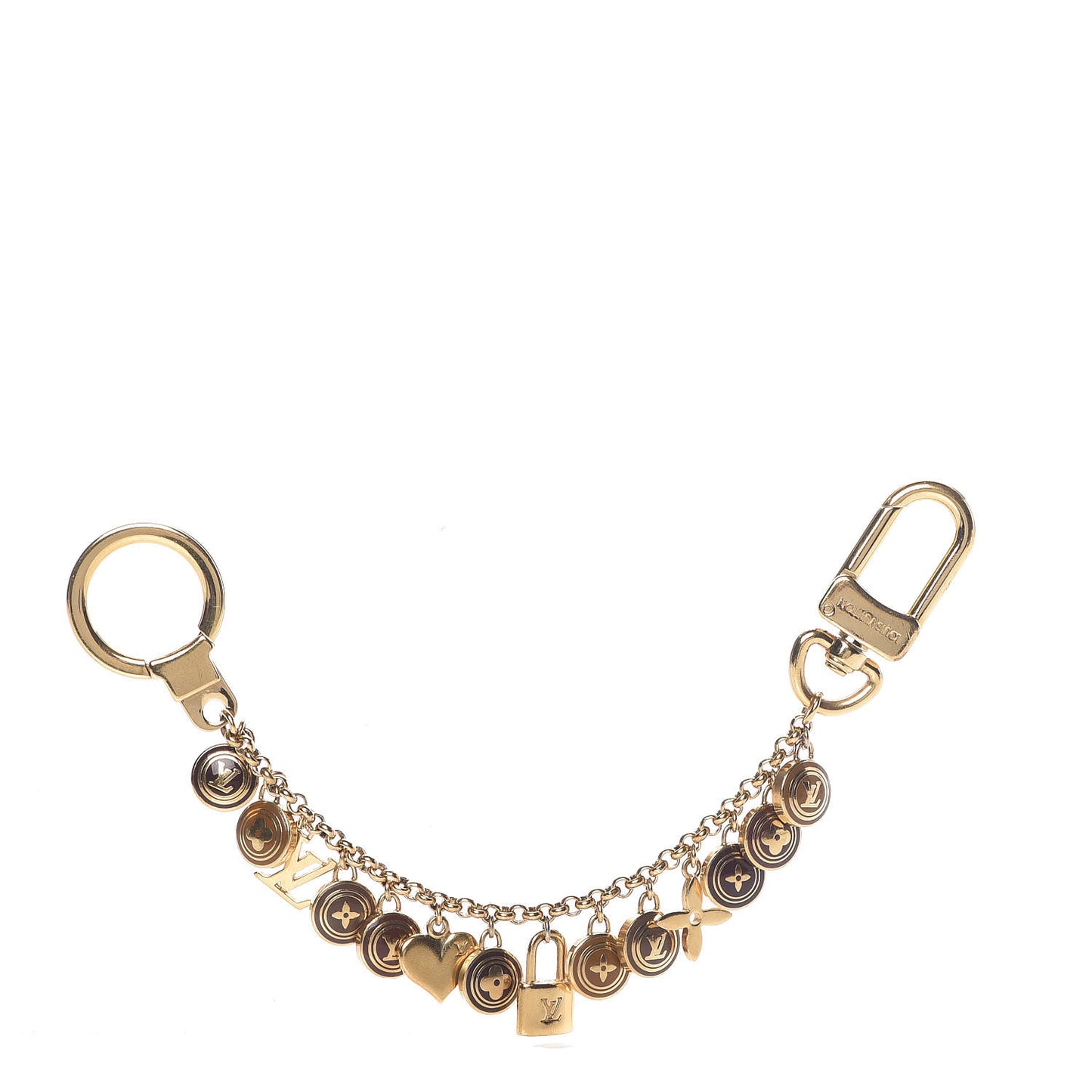 Pastilles Key Chain Bag Charm Brown