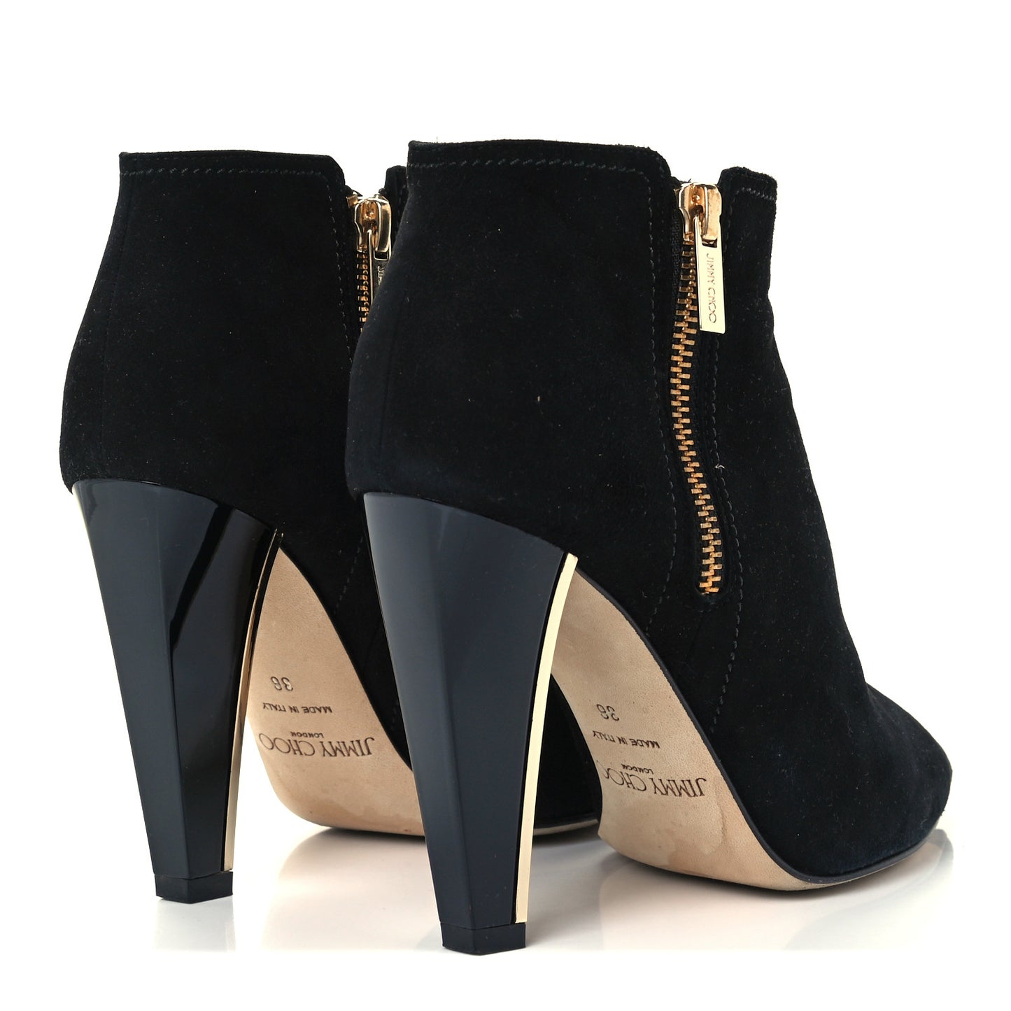 Suede Ankle Boots 36 Black