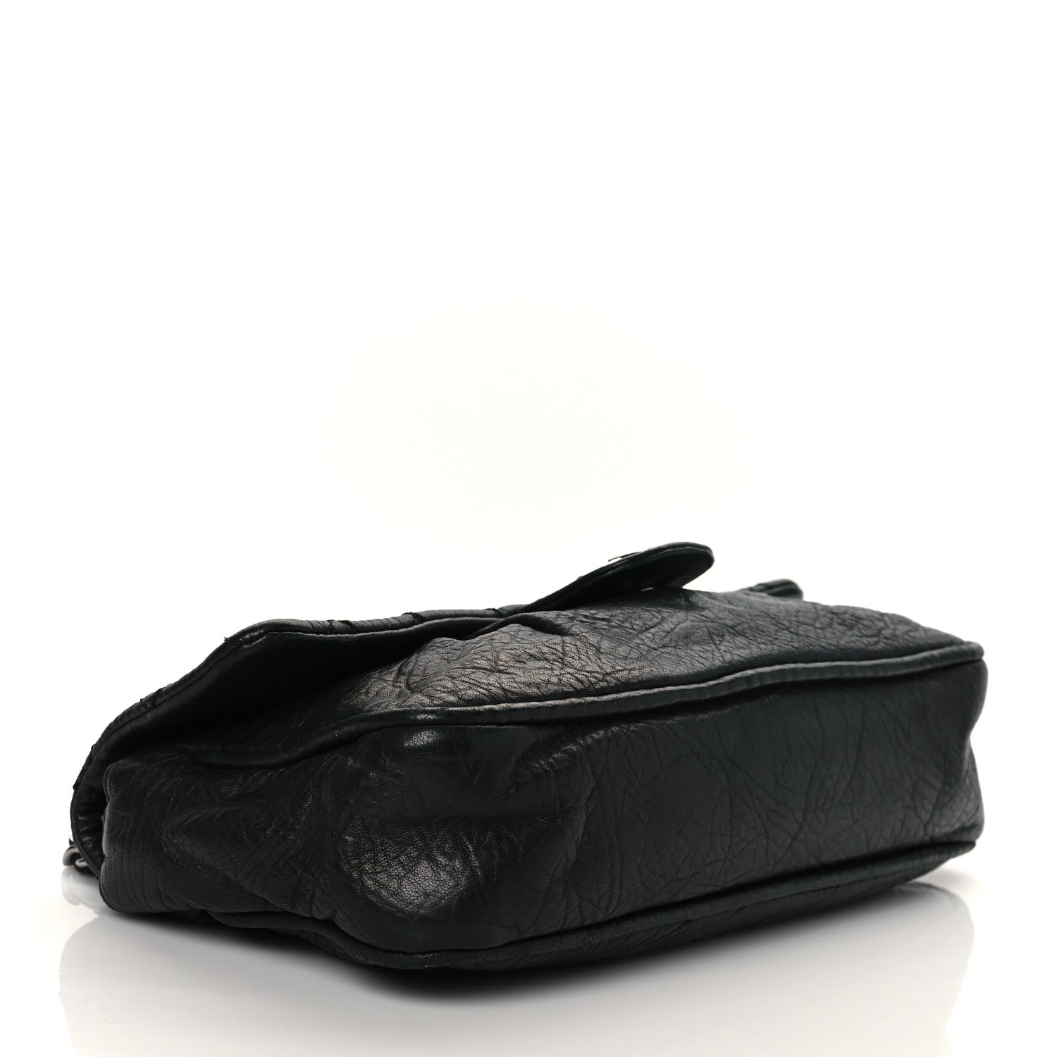 Chanel Distressed Lambskin Lady Braid Flap Black 4 of 9