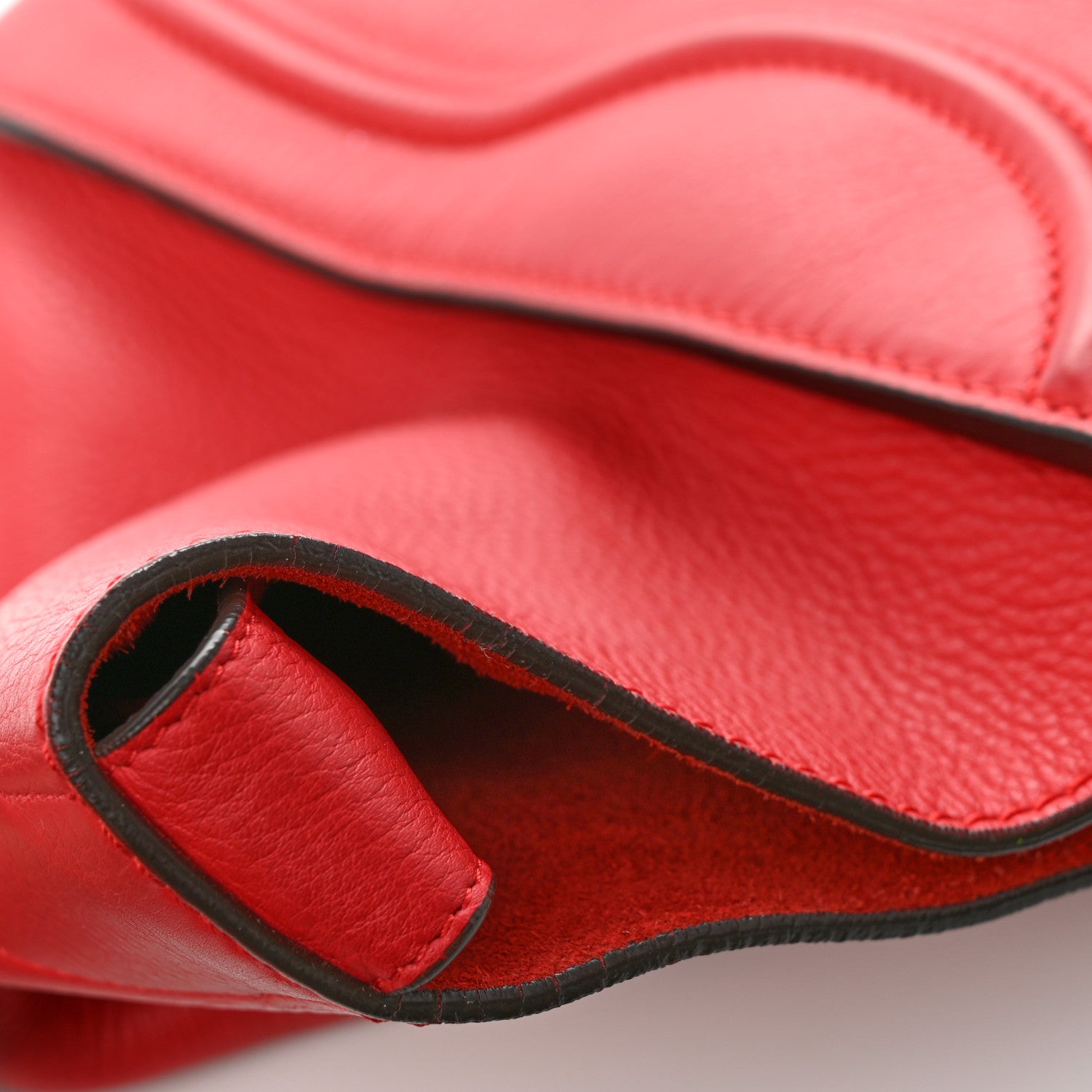 Celine Supple Calfskin Medium Phantom Luggage Red 15 of 17