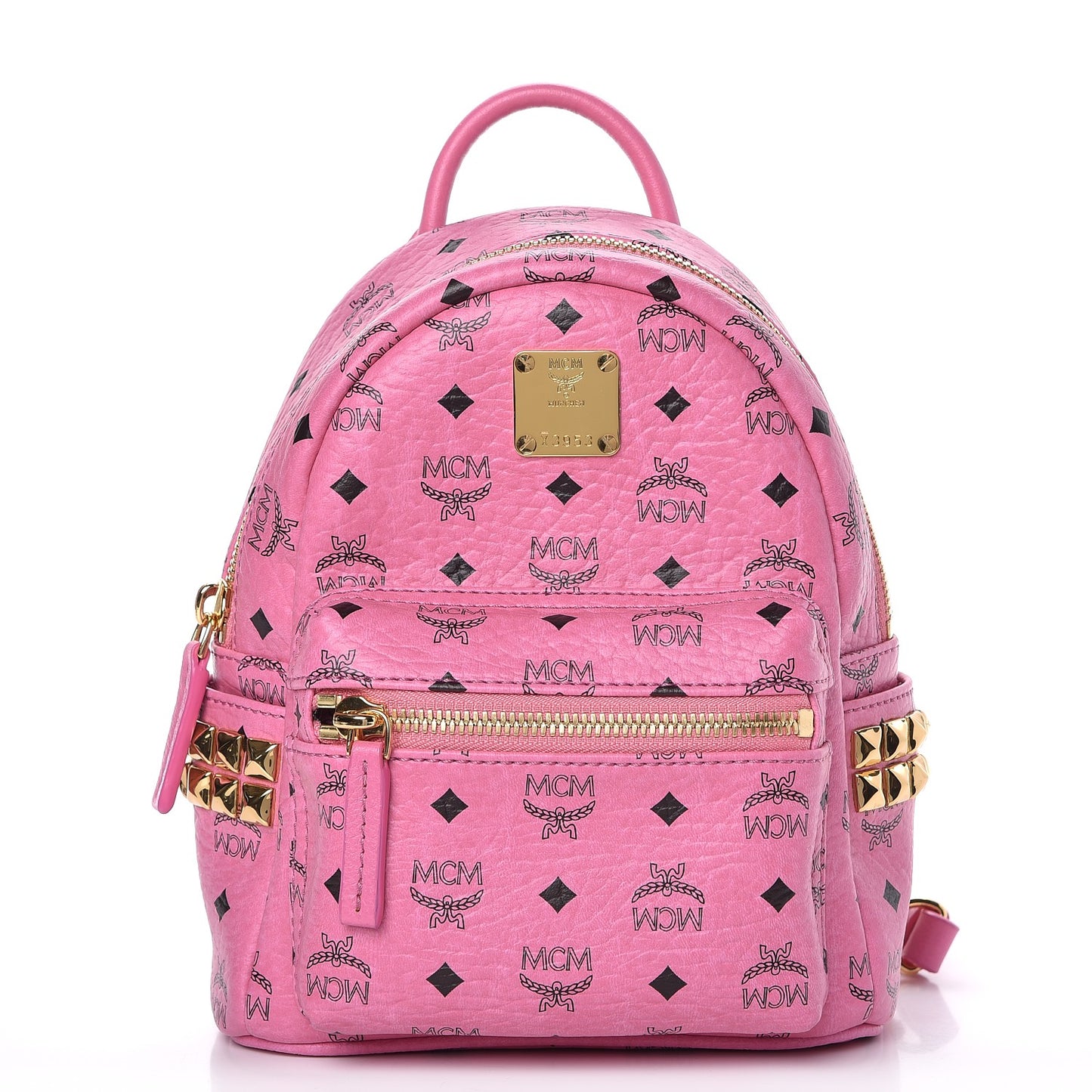 Visetos Side Stud X-Mini Stark Backpack Pink