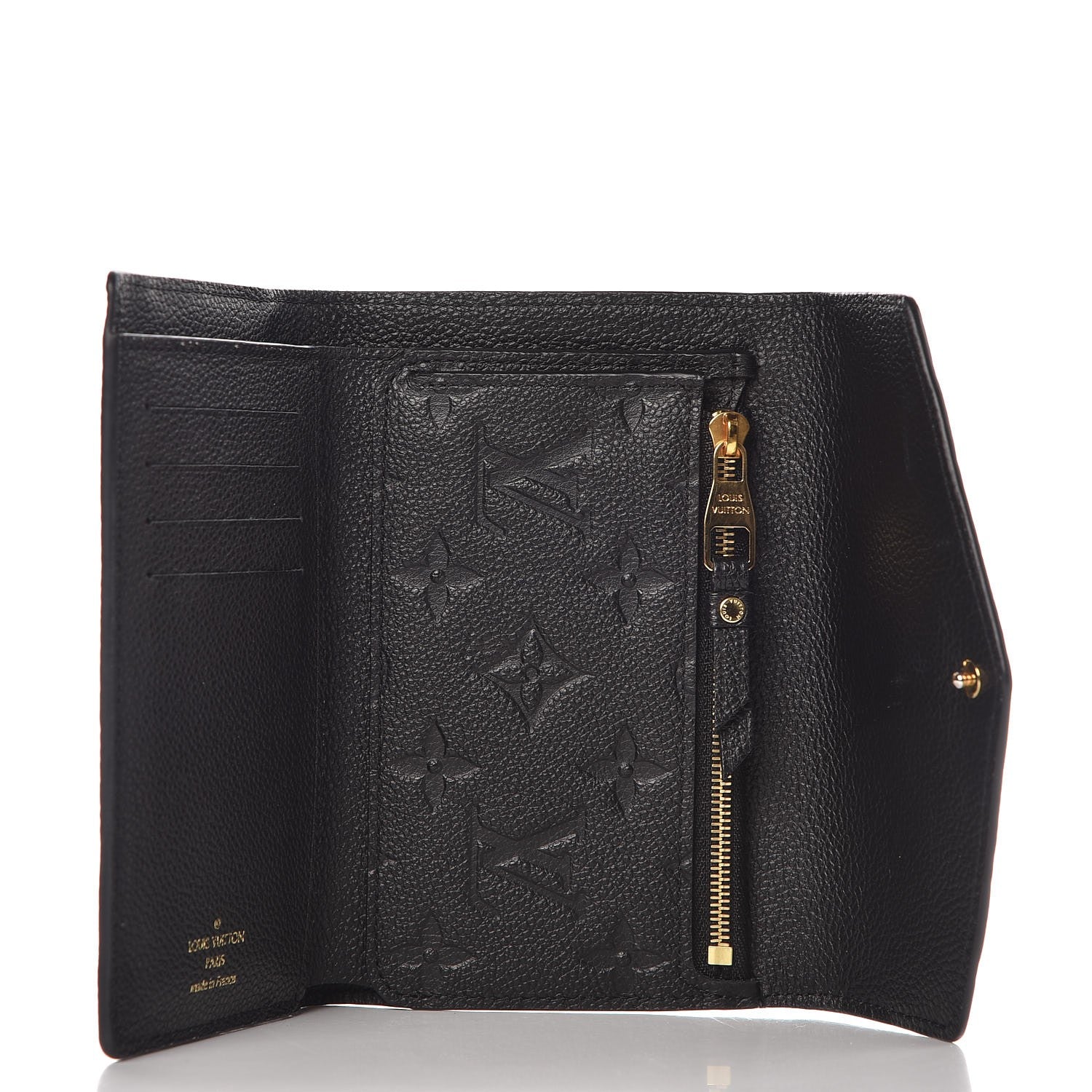 Louis Vuitton Empreinte Compact Curieuse Wallet Black 5 of 7