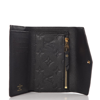 Louis Vuitton Empreinte Compact Curieuse Wallet Black 5 of 7