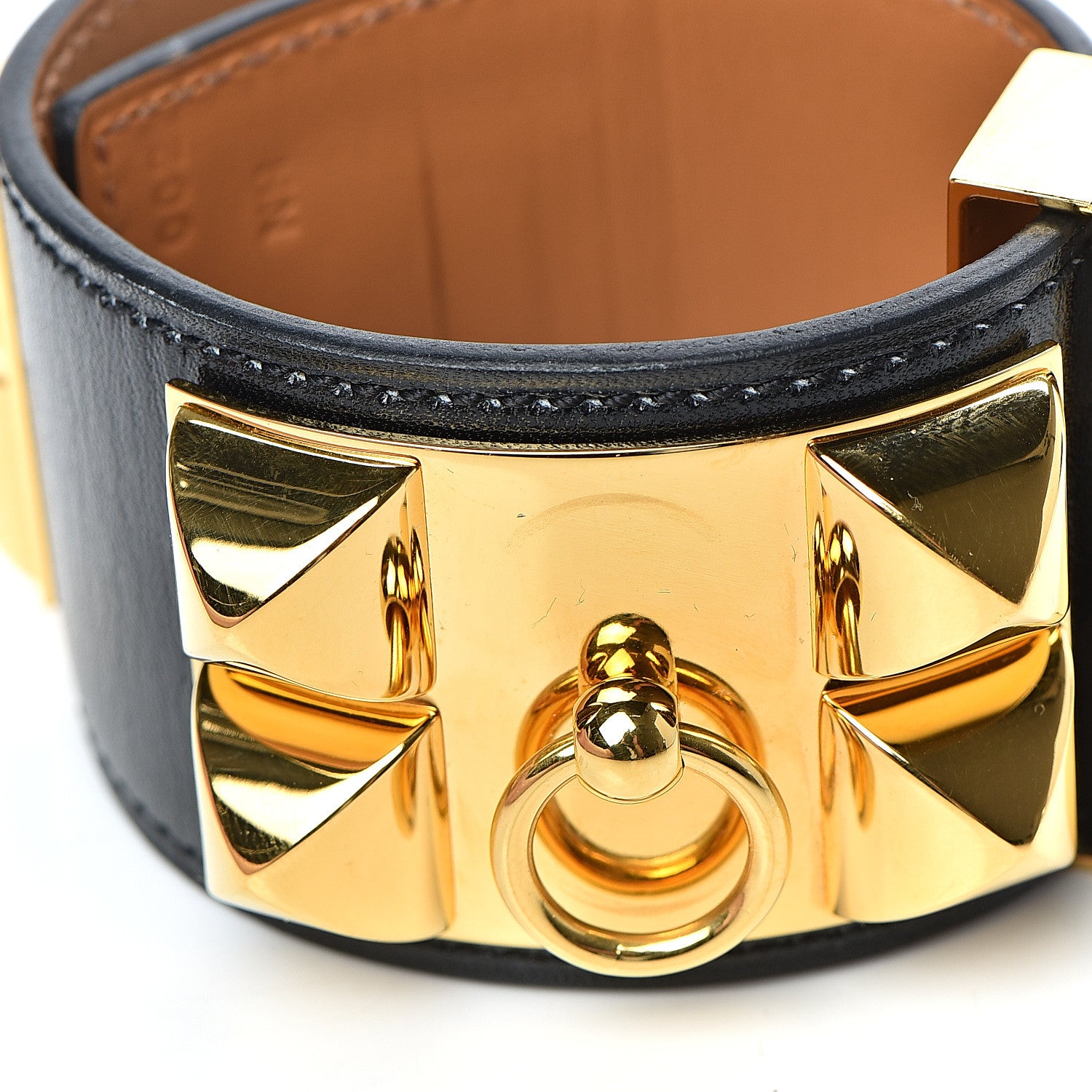 Hermes Box Collier de Chien CDC Bracelet T2 Black 7 of 7