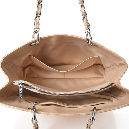 Chanel Caviar Quilted Grand Shopping Tote GST Beige Clair 5 of 18