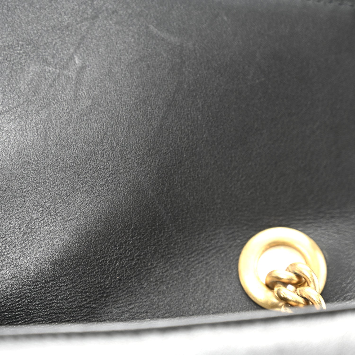 Gucci Calfskin Matelasse Medium GG Marmont Shoulder Bag Black 11 of 11