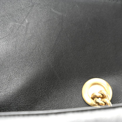 Gucci Calfskin Matelasse Medium GG Marmont Shoulder Bag Black 11 of 11