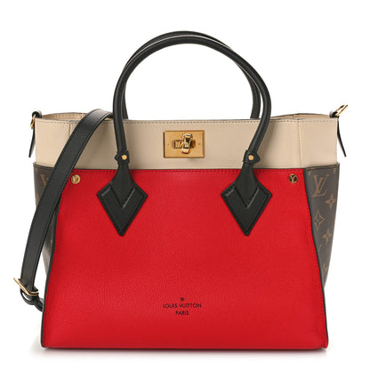 Louis Vuitton Calfskin Monogram On My Side Pirate Red 1 of 9