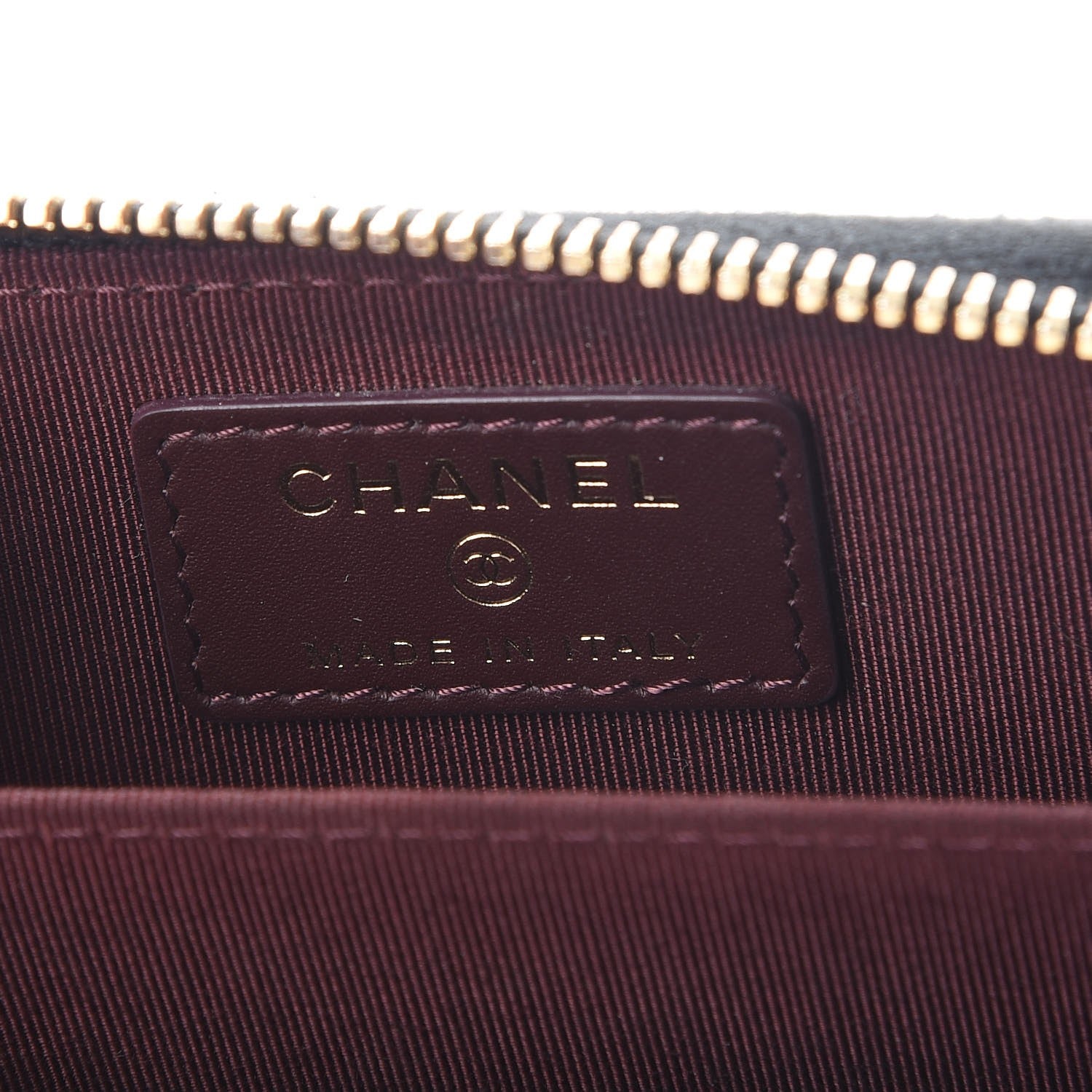 Chanel Caviar Quilted Zip Coin Purse Black 6 of 9