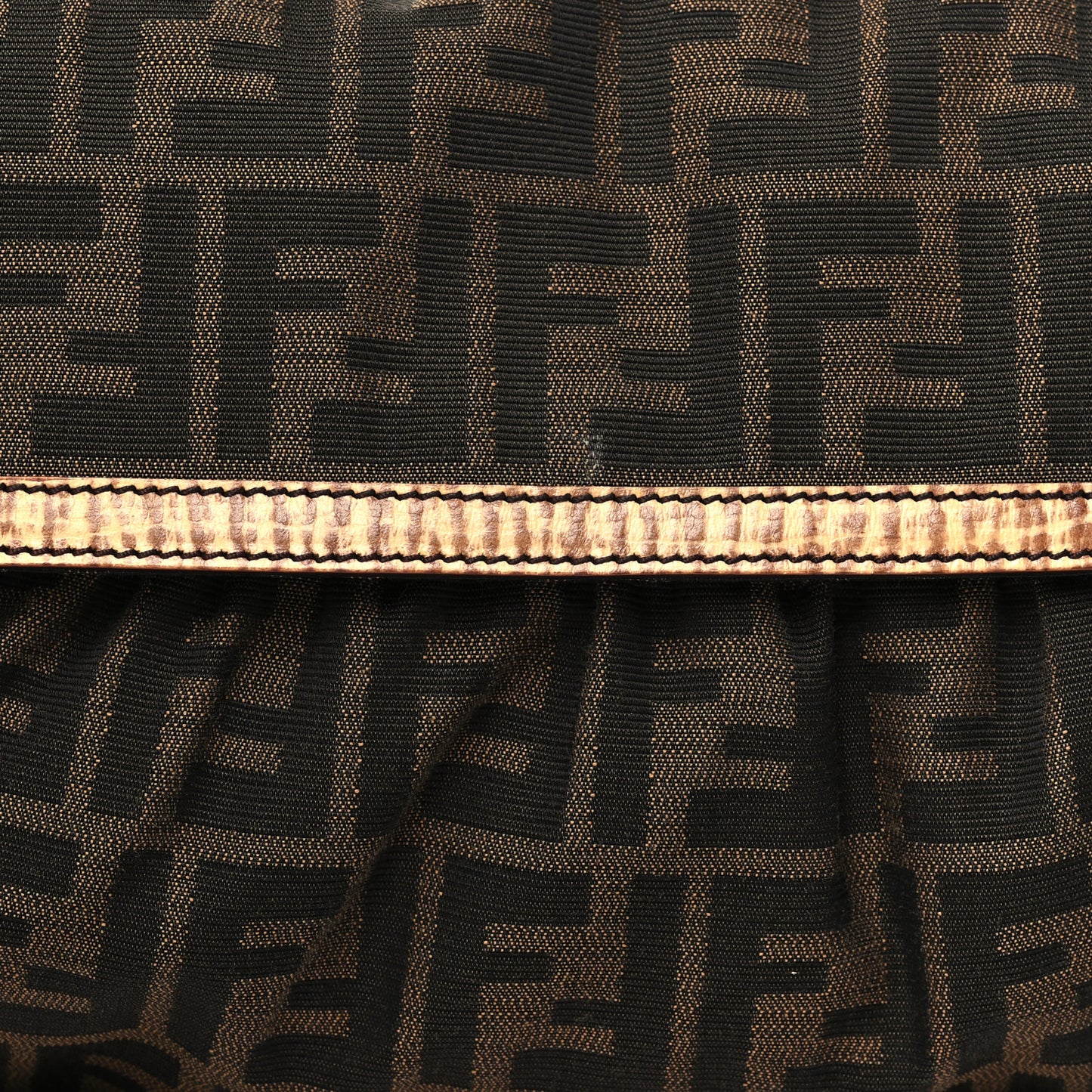 Zucca Cuoio Lucido Small Chef Shoulder Bag Tobacco Bois de Rose