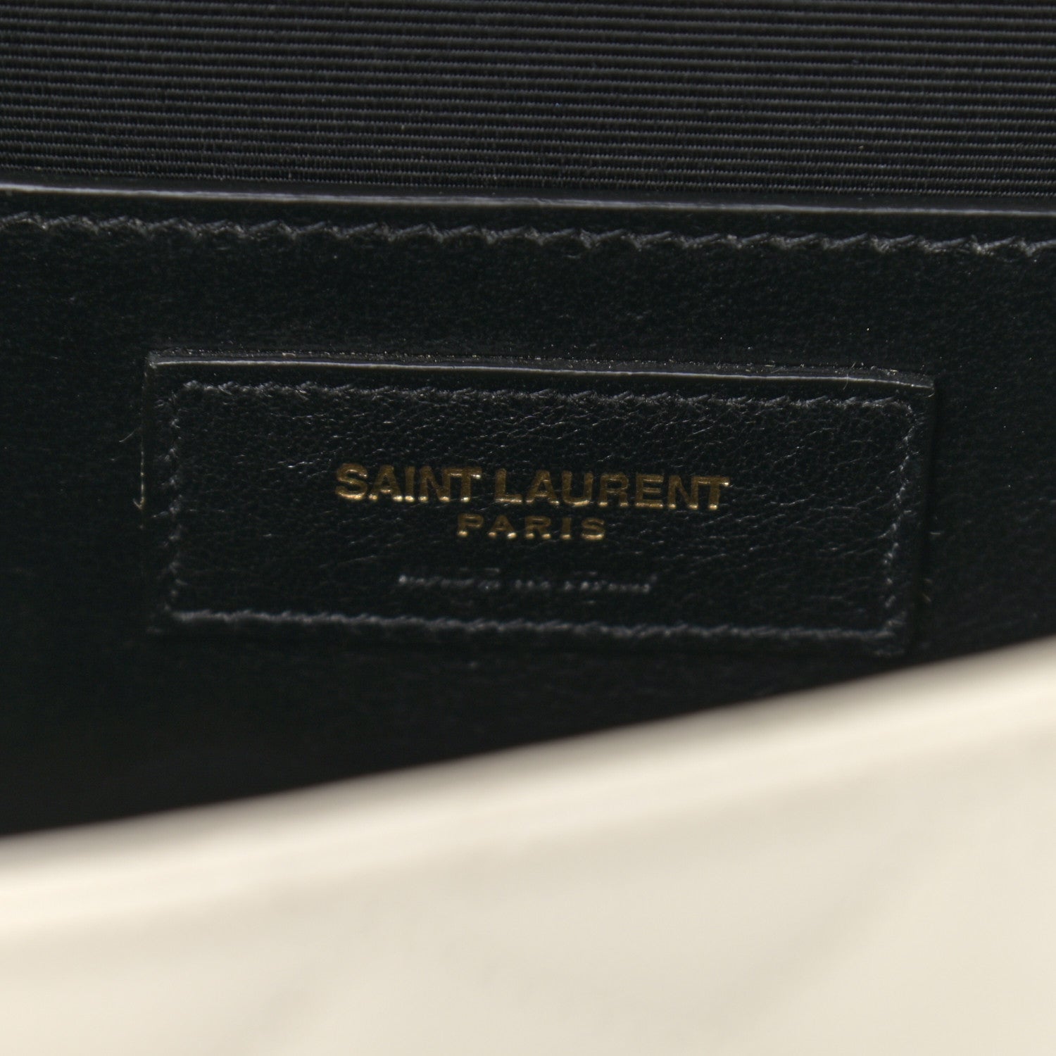 Saint Laurent Grain De Poudre Textured Mixed Matelasse Triquilt Small Monogram Satchel Crema Soft 6 of 13