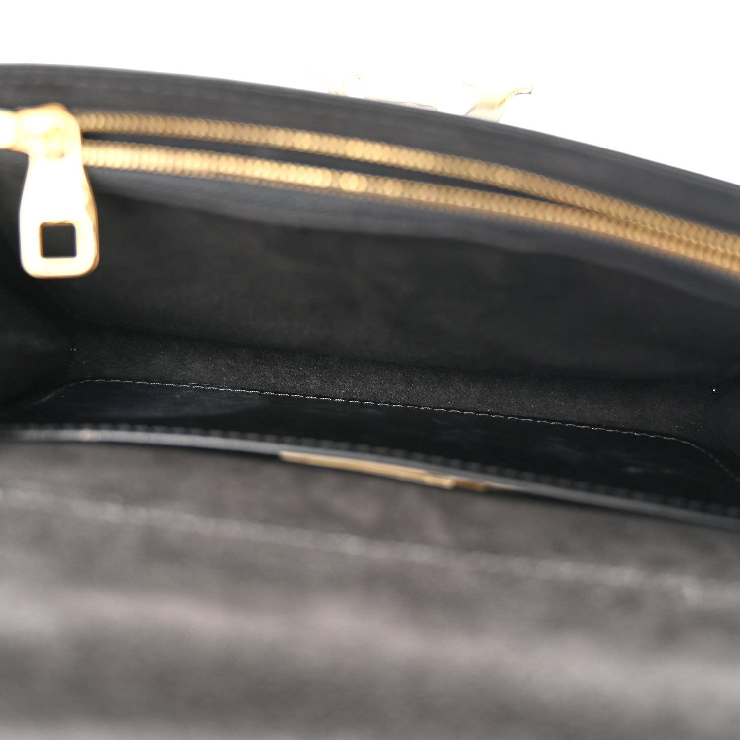 Louis Vuitton Calfskin Chain Louise MM Black 5 of 13