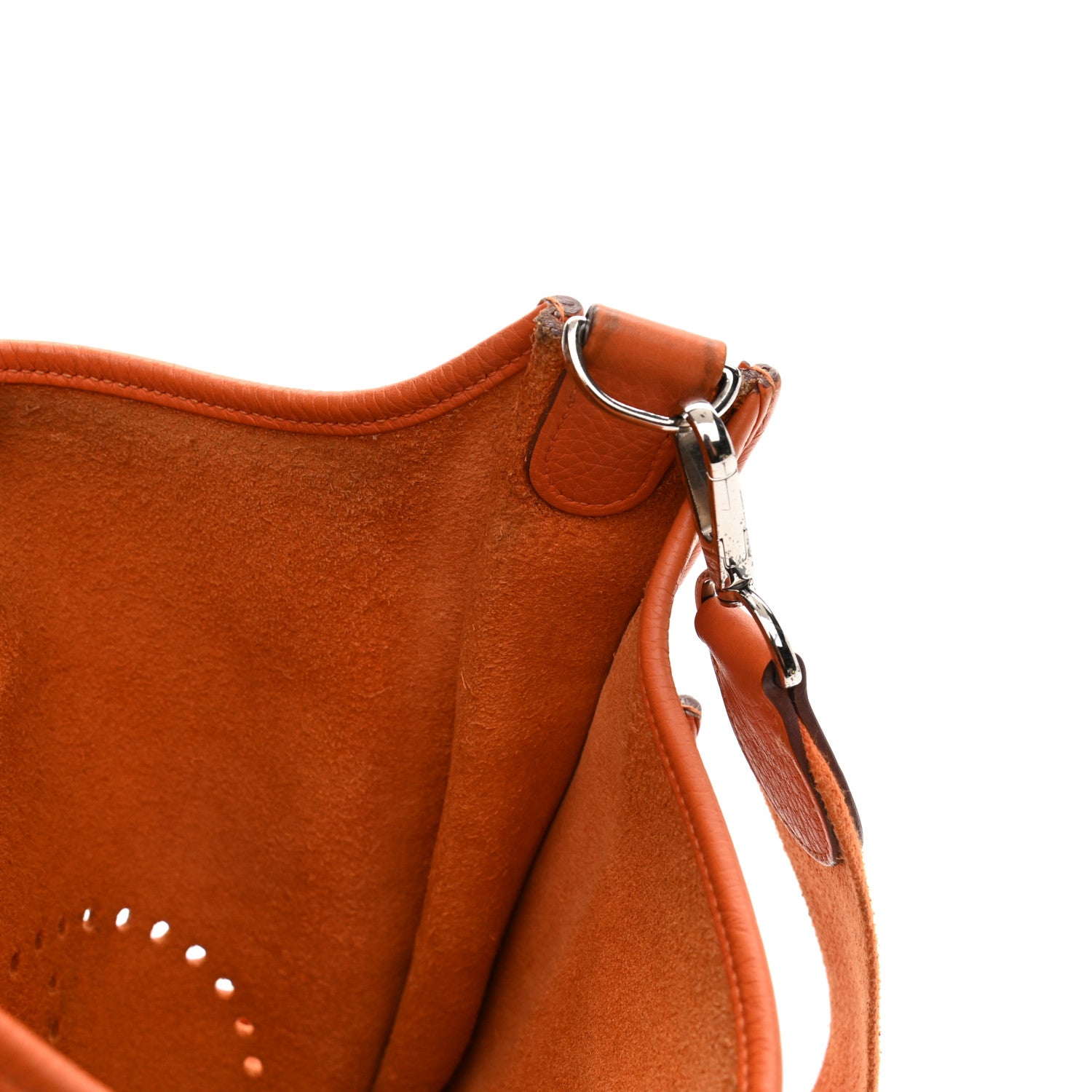 Hermes Taurillon Clemence Evelyne III GM Orange 13 of 18