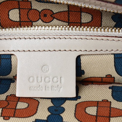 Gucci Guccissima Large Punch Top Handle Tote Off White 6 of 10