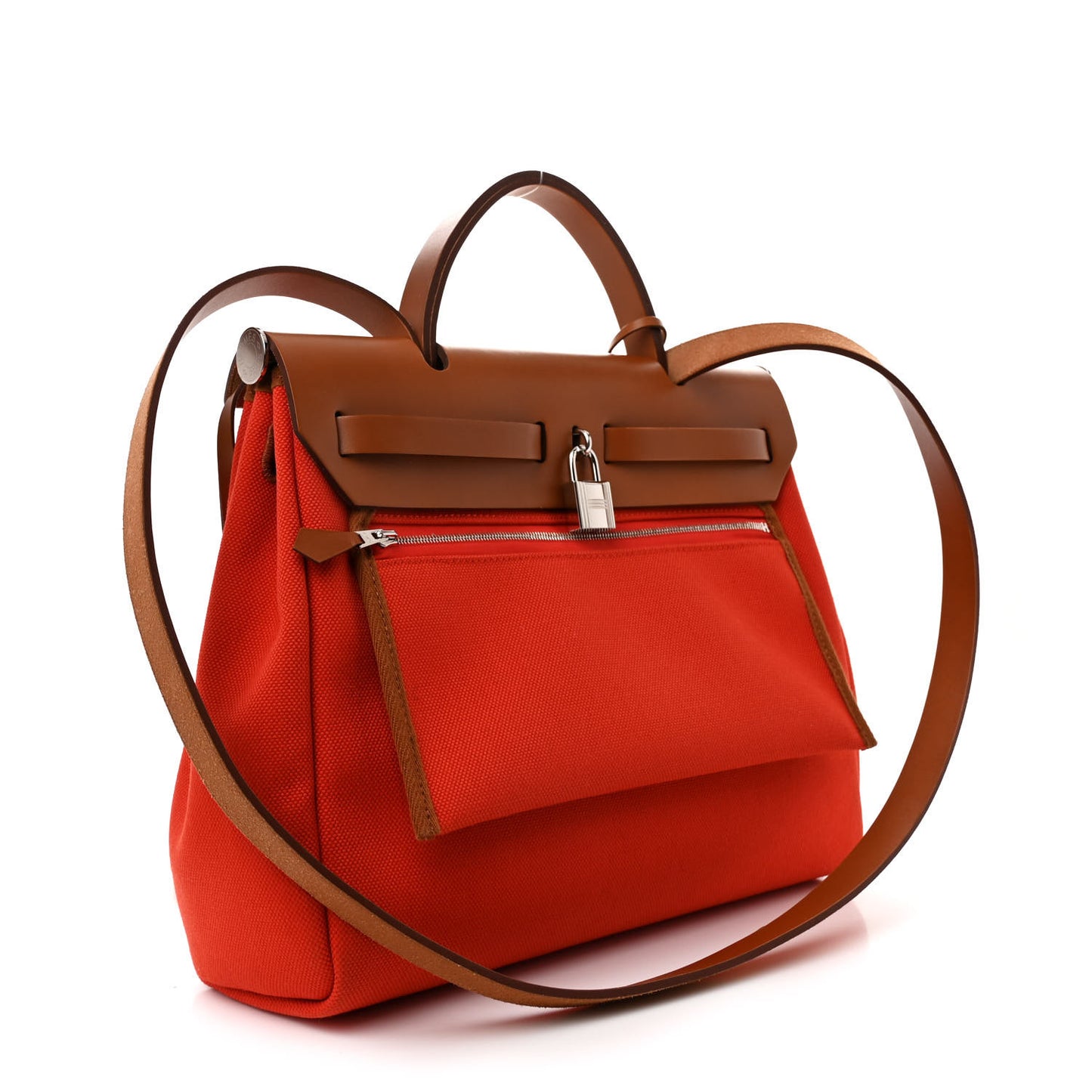 Vache Hunter Toile Herbag Zip Retourne 31 PM Capucine Fauve