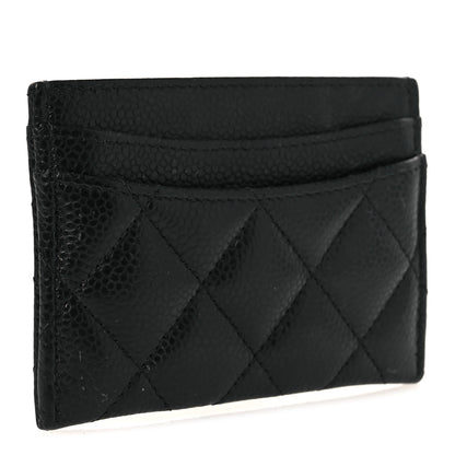 Chanel Caviar Quilted Card Holder Black 3 of 10