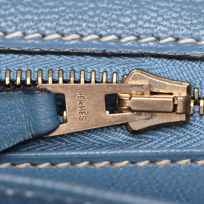 Hermes Gulliver Birkin 35 Blue Jean 24 of 33