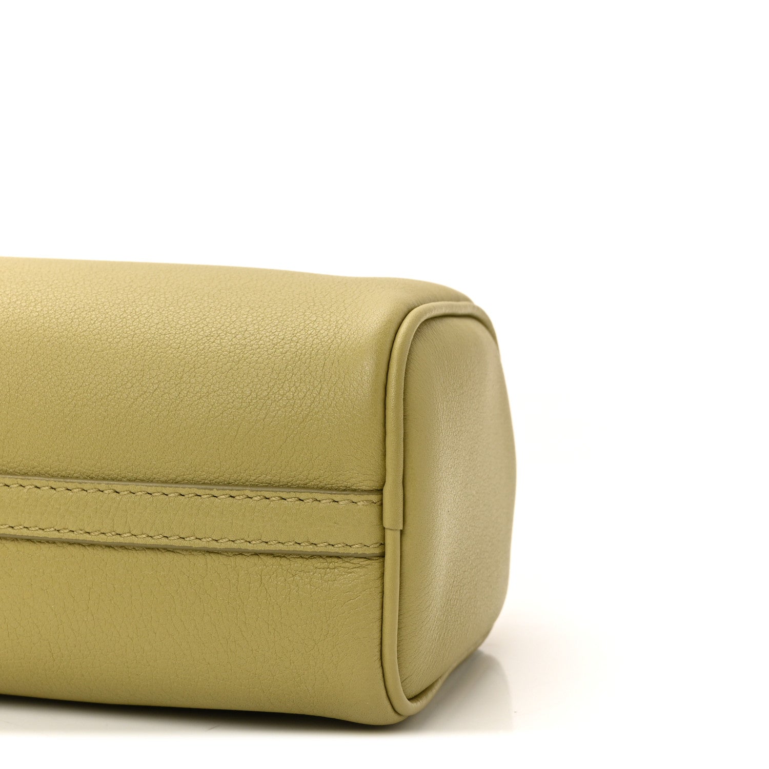 Prada Calfskin Triangle Pouch Shoulder Bag Pistachio Green 9 of 9