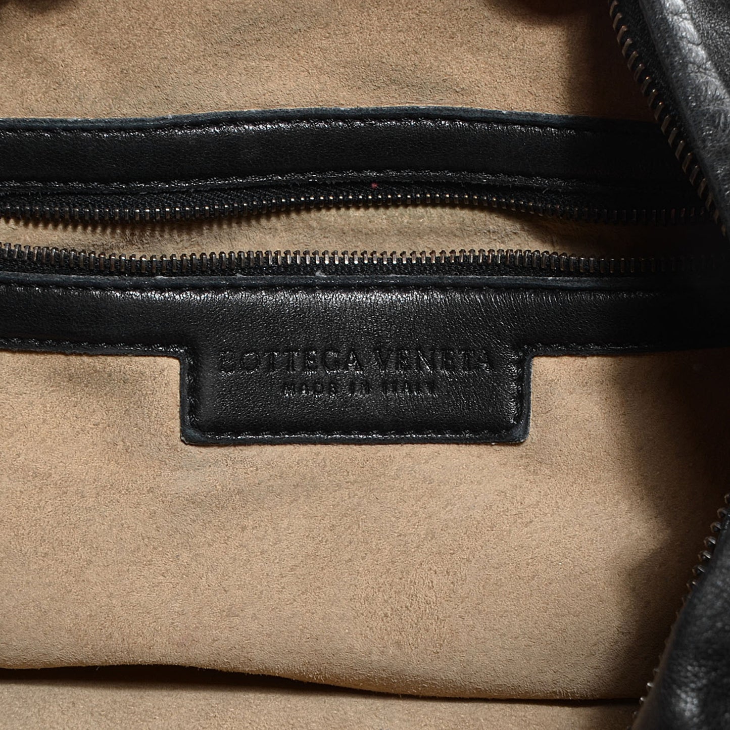 Woven Medium Veneta Hobo Nero Black