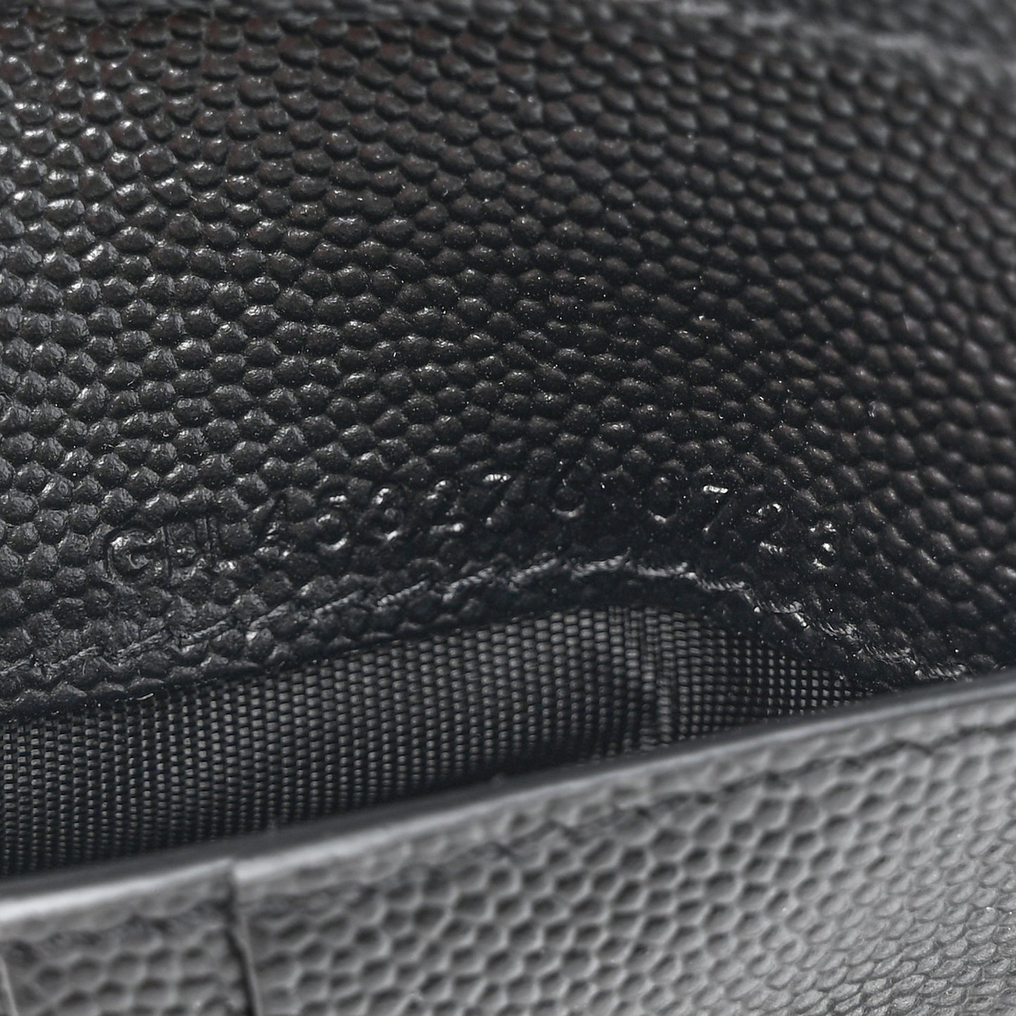Grain De Poudre Monogram Monochrome Bifold Wallet Black