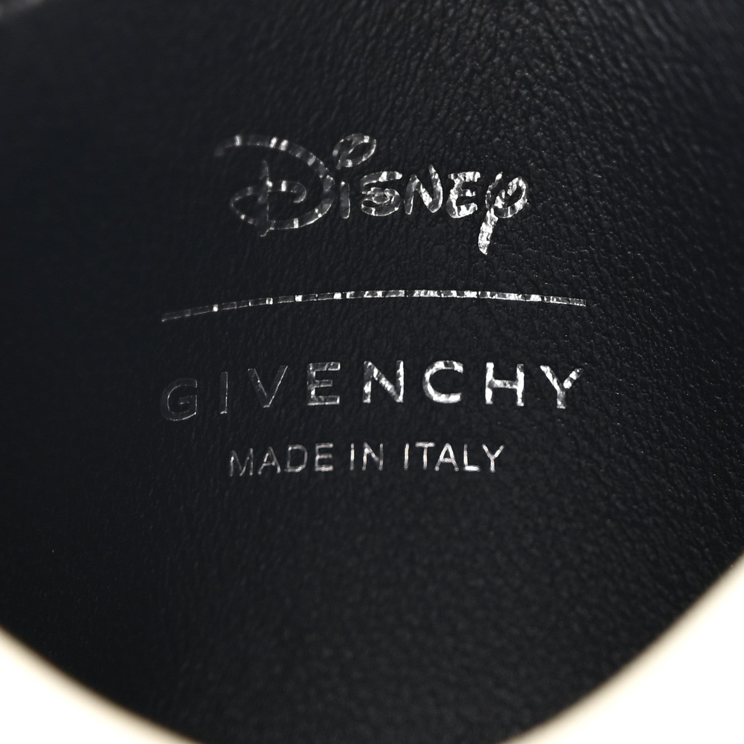 Givenchy X DISNEY Calfskin Oswald Card Holder White Black 6 of 9