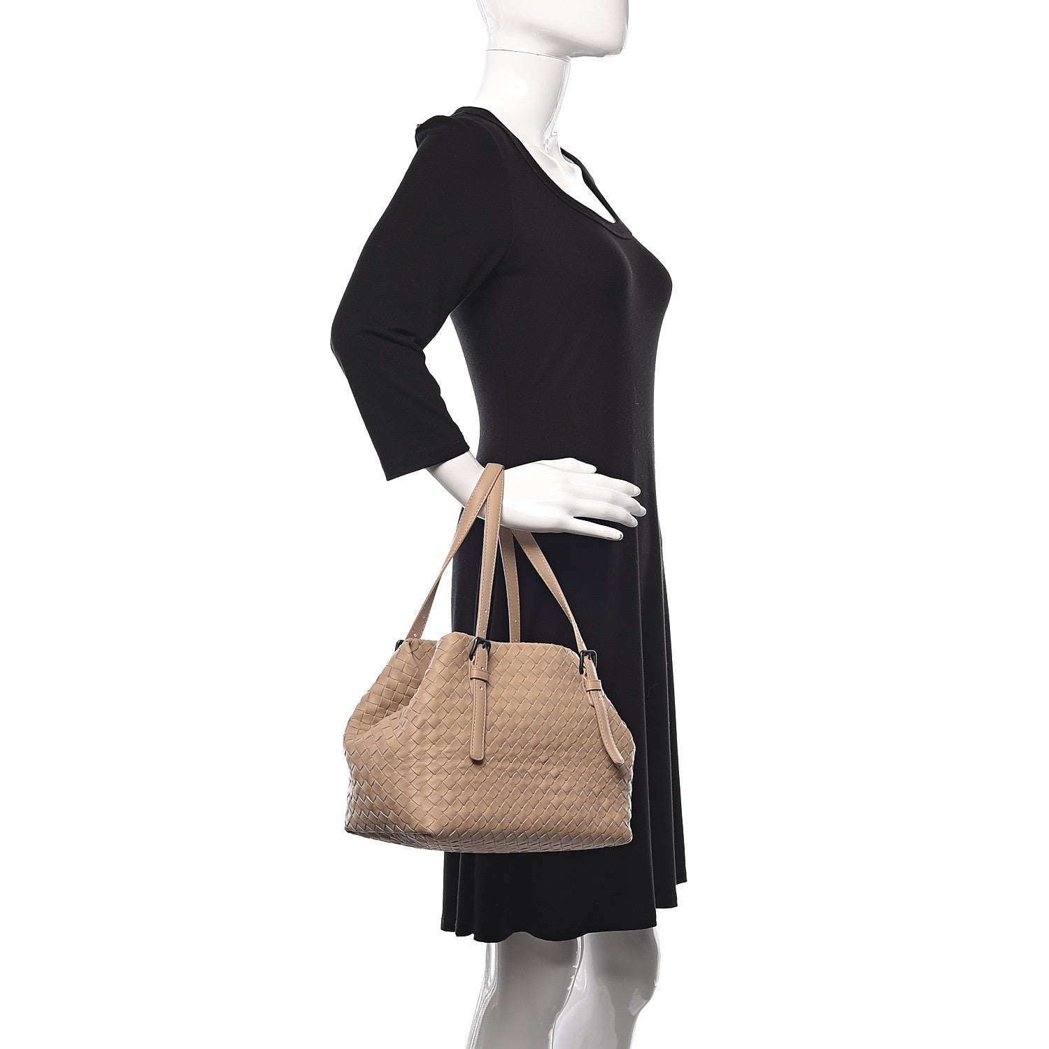 Bottega Veneta Nappa Intrecciato Seamless Tote Mink 2 of 10
