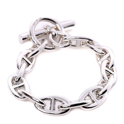 Hermes Sterling Silver GM Chaine D'Ancre Bracelet 1 of 5