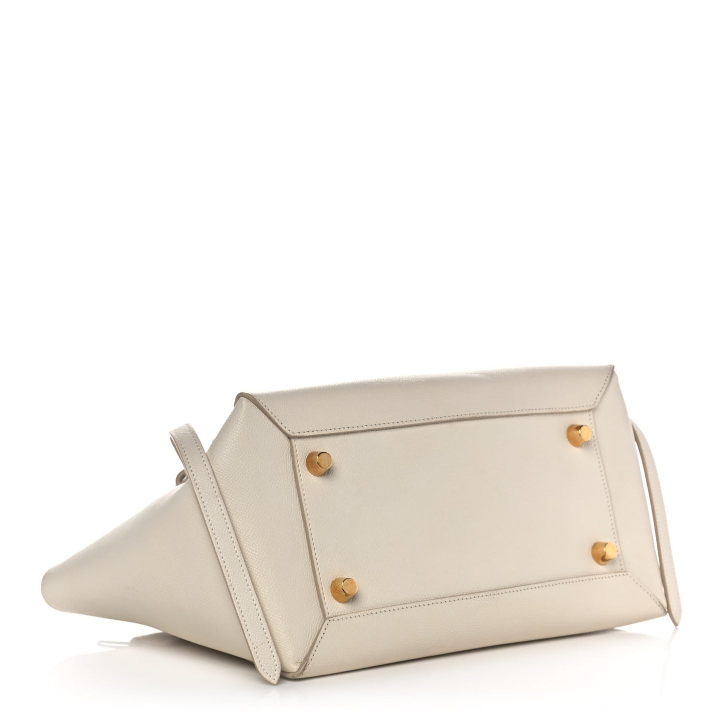 Grained Calfskin Mini Belt Bag White