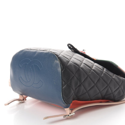 Chanel Lambskin Quilted Small Cuba Urban Spirit Backpack Black 6 of 9