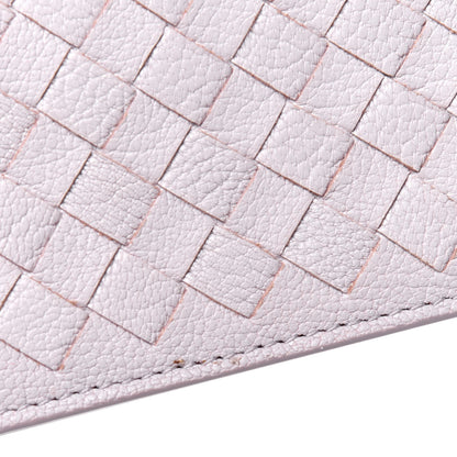 Bottega Veneta Goatskin Intrecciato Card Holder Pink 15 of 15
