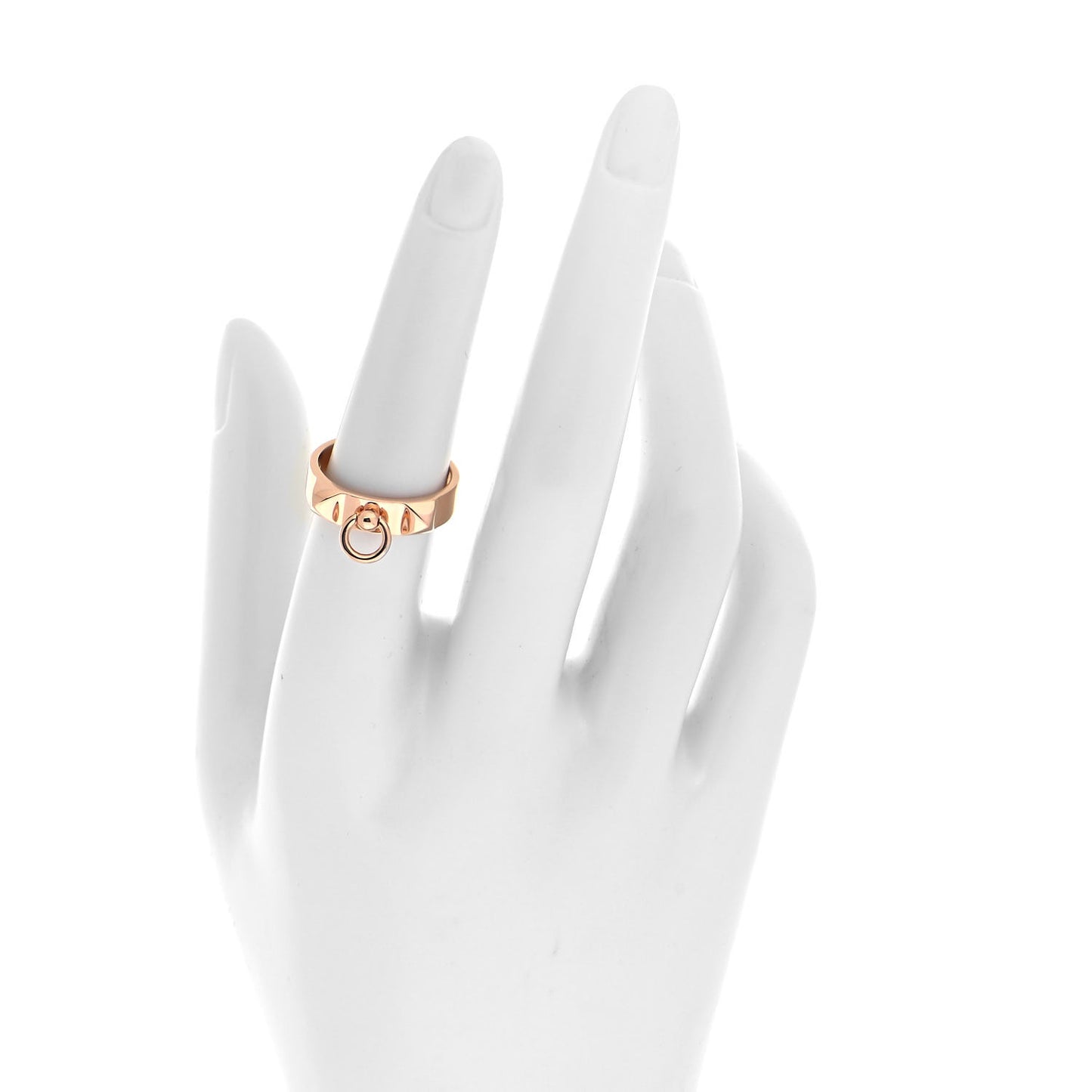 18K Rose Gold PM Collier De Chien Ring 54 6.75