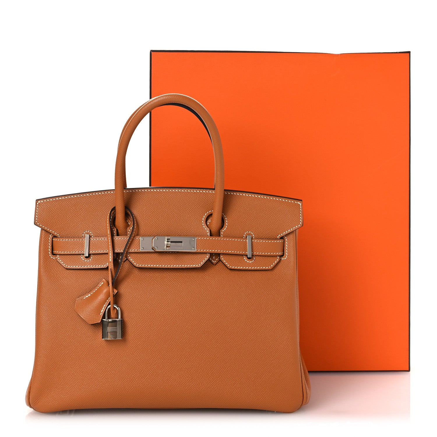 Hermes Epsom BIRKIN 30 Toffee 14 of 14