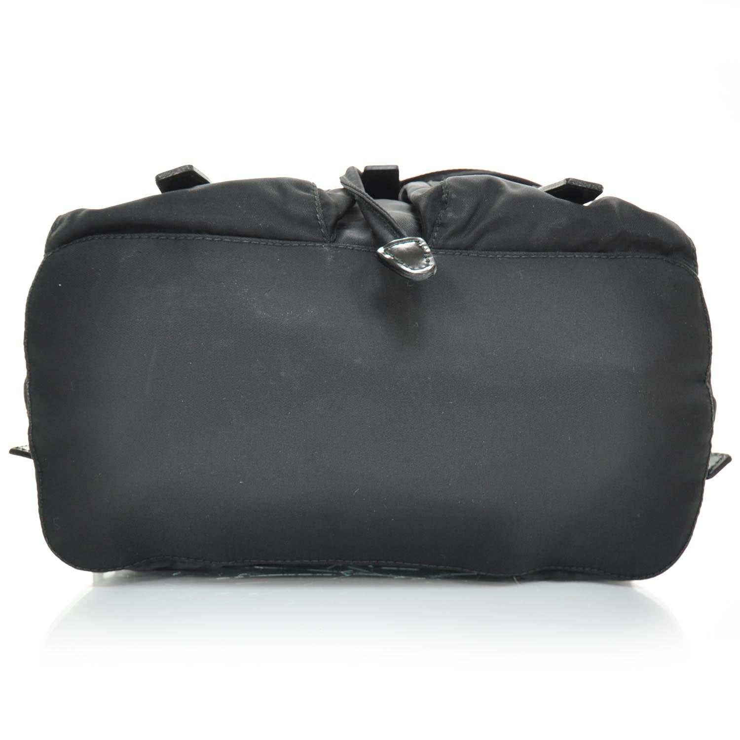 Prada Tessuto Nylon Small Backpack Black 5 of 9