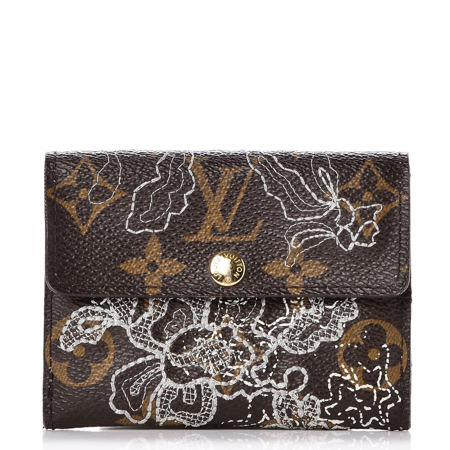 Monogram Dentelle Ludlow Wallet Silver